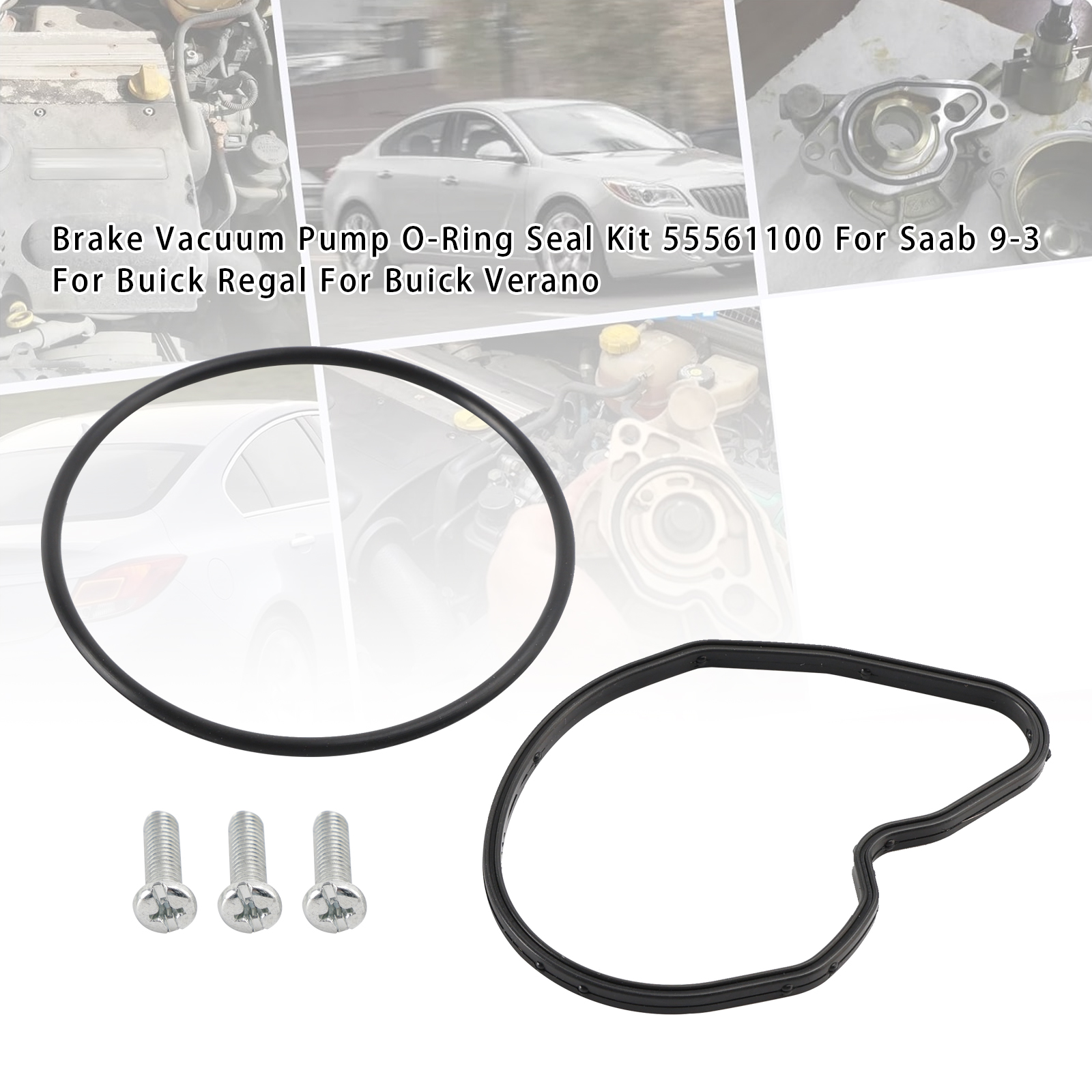 2003-2011 Saab 9-3 9-5 2.0T Brake Vacuum Pump O-Ring Seal Kit 55561100 Generic