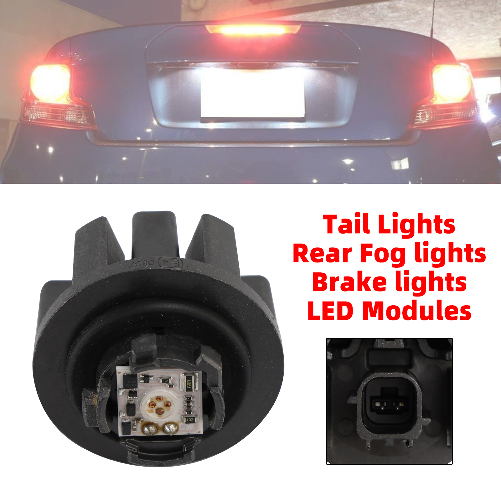 Tail Rear Fog Brake Light LED Modules LR5B 12V 3W For TOSHIBA