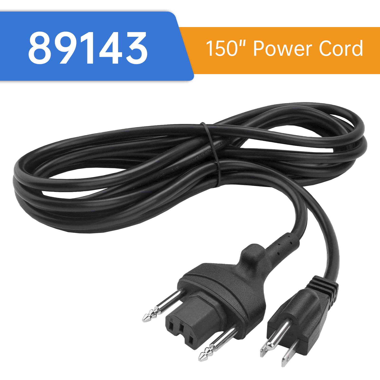 89143 150" Power Cord Replacement for Robot Coupe MP Series Immersion Blenders