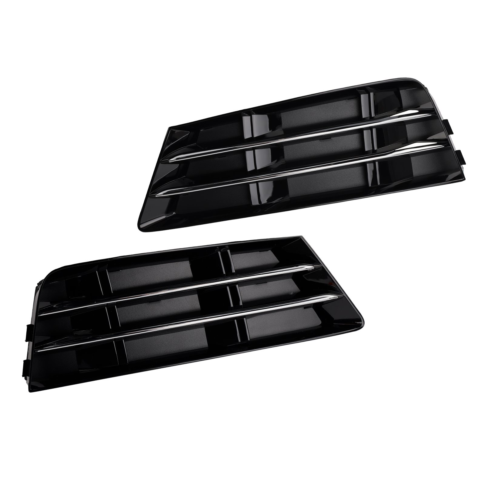 2016-2018 AUDI A4 B9 2PCS Front Fog Light Grille Lower Bumper Grille Generic