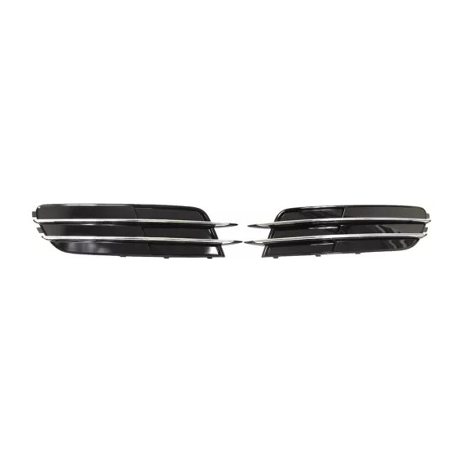 2012-2014 Audi A6 C7 1 Pair Front Bumper Fog Light Grill Cover Bezel Generic
