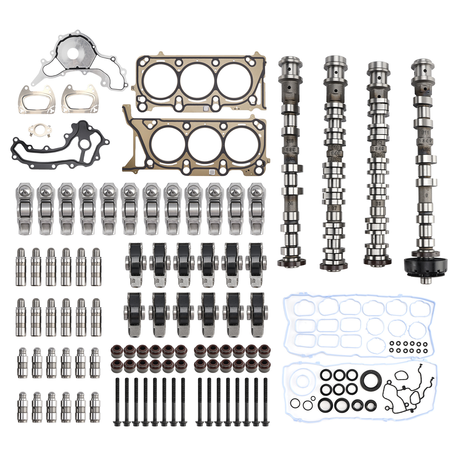 Camshafts Rockers Lifters Repair Kit for Jeep Grand Cherokee 3.6L V6 2016-2023