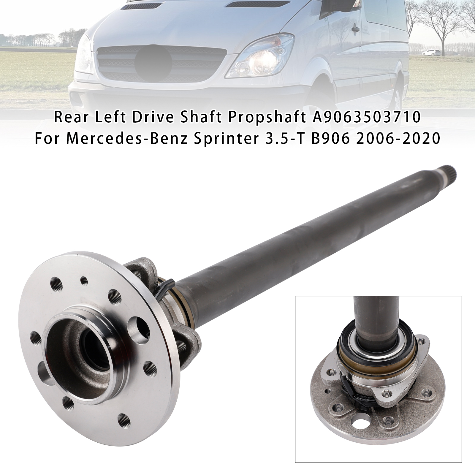 VOLKSWAGEN Rear Right Drive Shaft Propshaft A9063503910 Generic VOLKSWAGEN Rear Right Drive Shaft Propshaft A9063503910 Generic