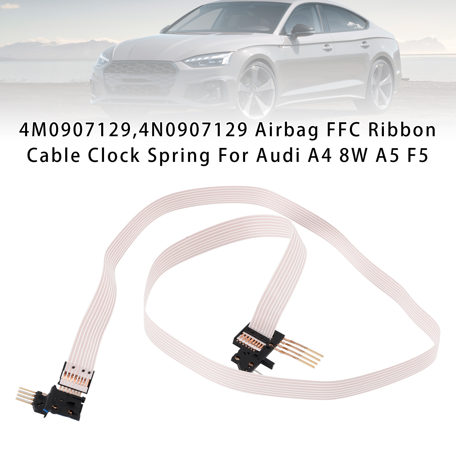 Audi A4 8W A5 F5 Airbag FFC Ribbon Cable Clock Spring 4M0907129 4N0907129 Generic