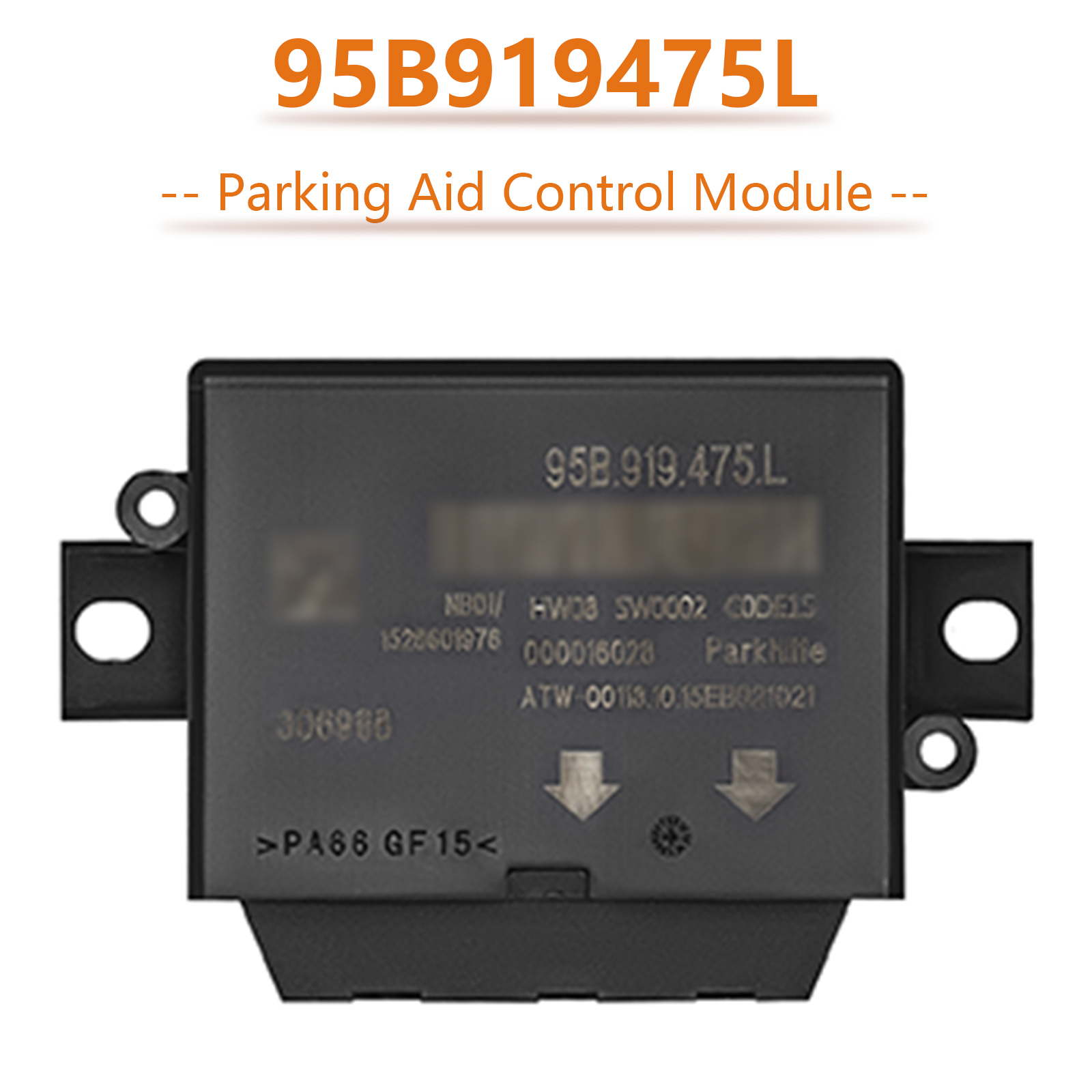 2017-2018 Porsche Macan 3.0L S Parking Aid Control Module 95B919475L Generic