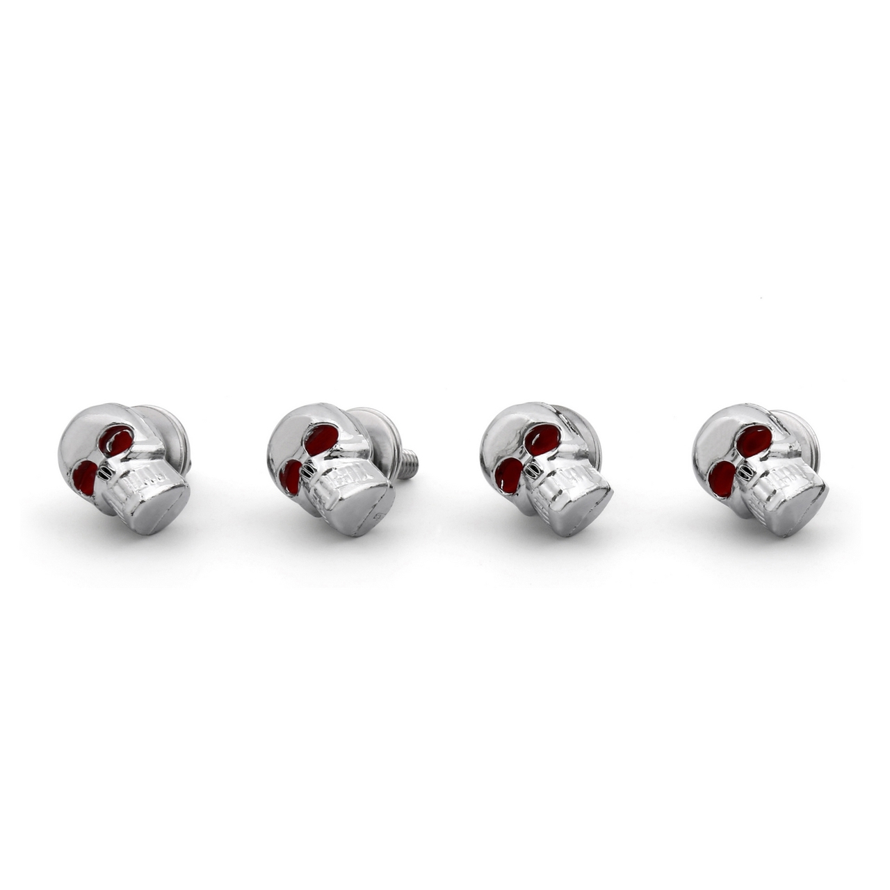 2PCs Skull License Plate Windshield Windscreen Bolts Screw, Silver Generic