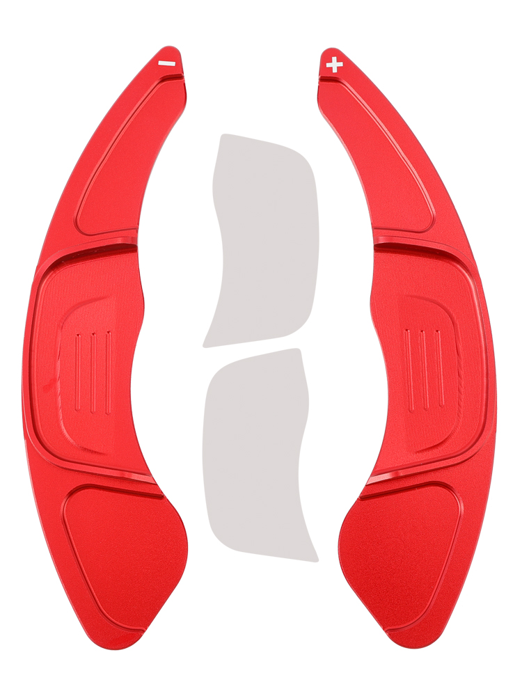 2015-2018 Volkswagen Polo GTI Steering Wheel Paddle Shifter Extension Aluminium Red Generic 2015-2018 Volkswagen Polo GTI Steering Wheel Paddle Shifter Extension Aluminium Red Generic