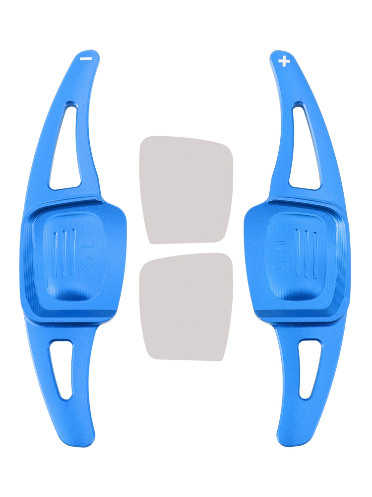 2017-2021 Volkswagen Teramont Steering Wheel Paddle Shifter Extension Aluminium Blue Generic 2017-2021 Volkswagen Teramont Steering Wheel Paddle Shifter Extension Aluminium Blue Generic