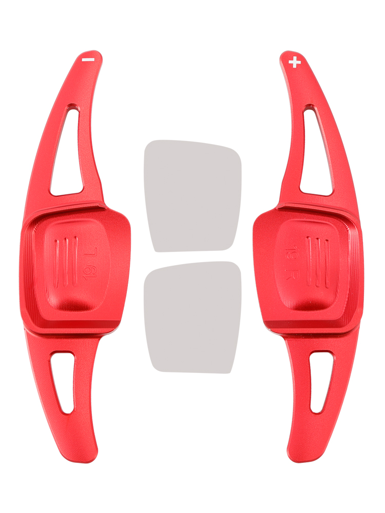 2019-2024 Volkswagen Golf 8 Steering Wheel Paddle Shifter Extension Aluminium Red Generic