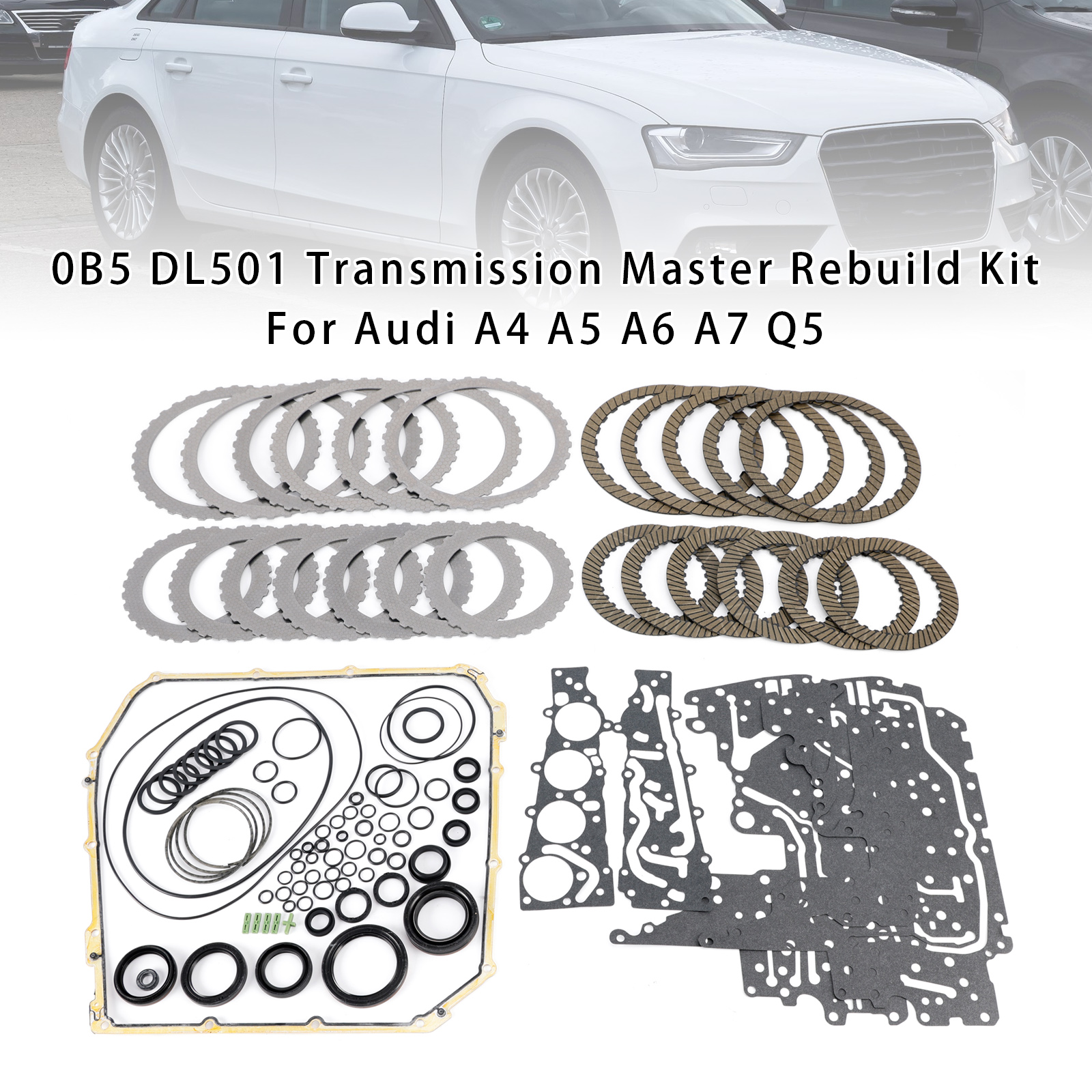 2011-2016 AUDI A6 2.0L 2.8L 3.0L 4.0L Transmission Master Rebuild Kit DL501,0B5 Generic