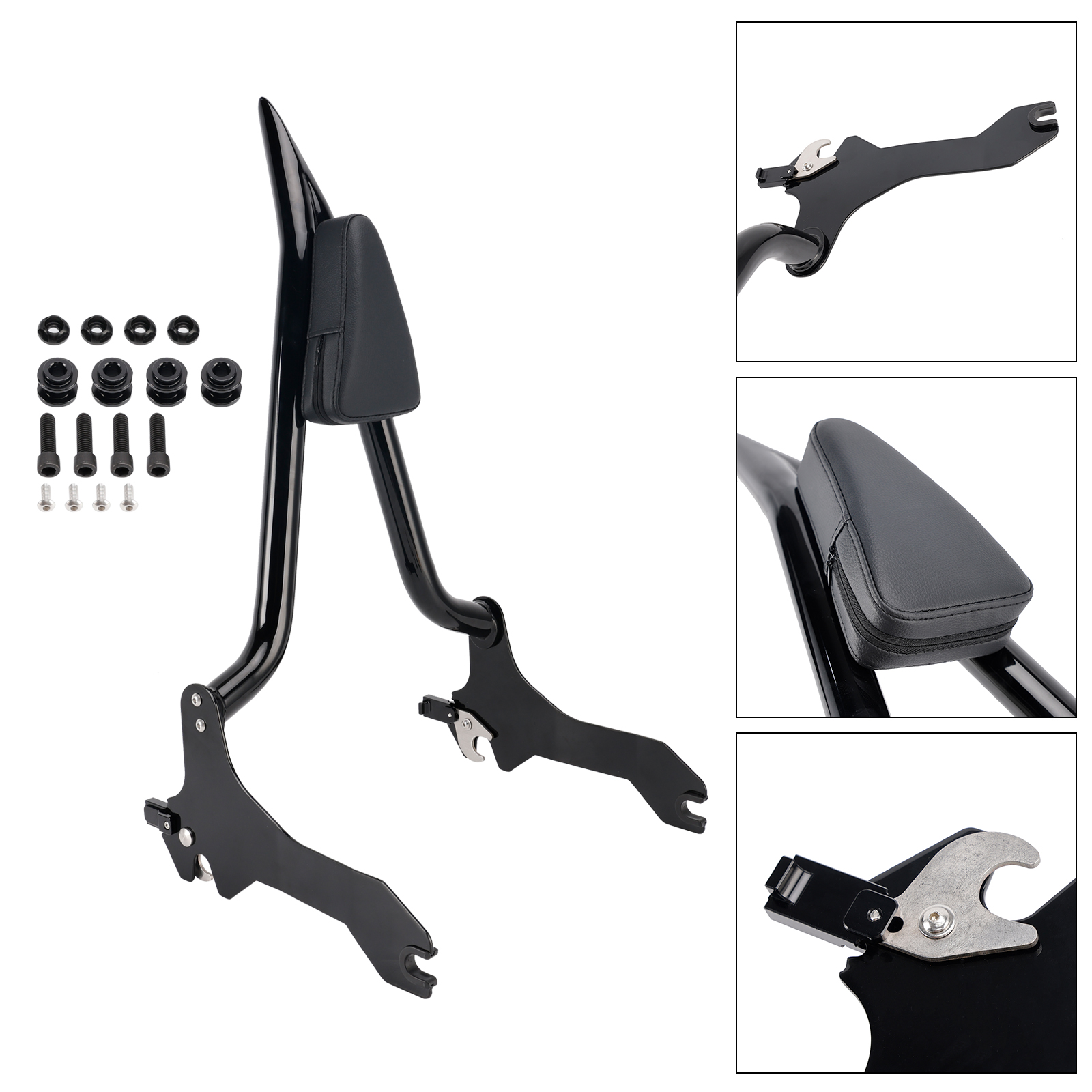 2018+ Softial Breakout 114 FLFB FLFBS FXBR RXBRS Passenger Sissy Bar Backrest Black Generic 2018+ Softial Breakout 114 FLFB FLFBS FXBR RXBRS Passenger Sissy Bar Backrest Black Generic
