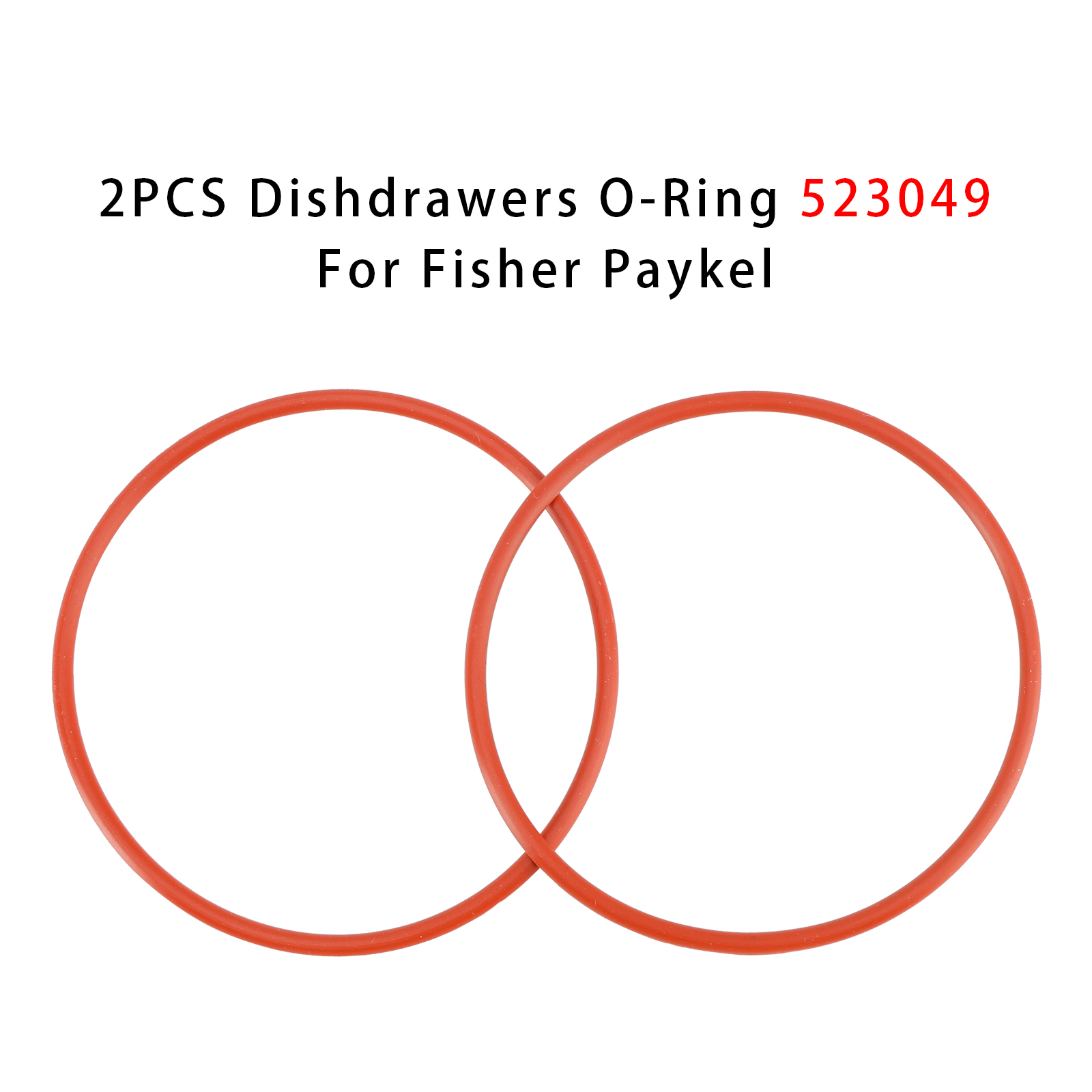 2PCS Dishdrawers O-Ring 523049 For Fisher Paykel 2PCS Dishdrawers O-Ring 523049 For Fisher Paykel