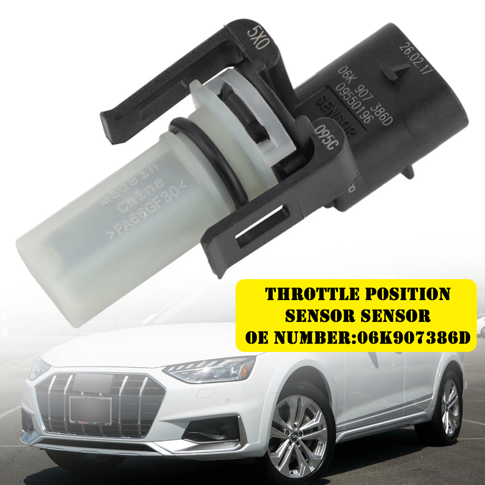 2016-2021 S3 TT TTS Engine Intake Manifold Runner Control Sensor 06K907386D Generic