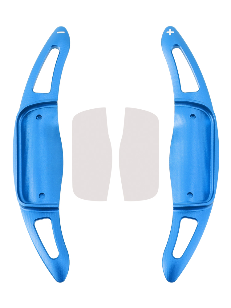 2019-2022 Toyota Corolla Carbon Look Steering Wheel Paddle Shifter Extension Aluminium Blue Generic 2019-2022 Toyota Corolla Carbon Look Steering Wheel Paddle Shifter Extension Aluminium Blue Generic