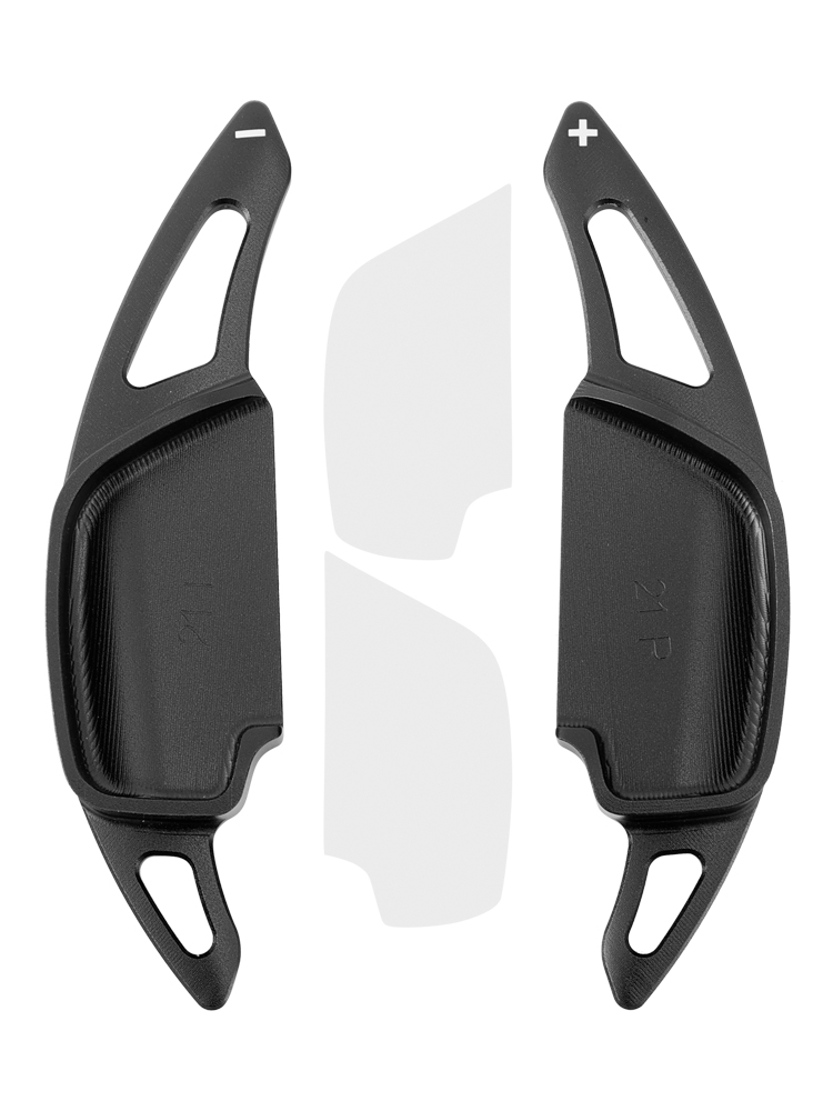 2017-2023 Toyota Fortuner Steering Wheel Paddle Shifter Extension Aluminium Black Generic 2017-2023 Toyota Fortuner Steering Wheel Paddle Shifter Extension Aluminium Black Generic