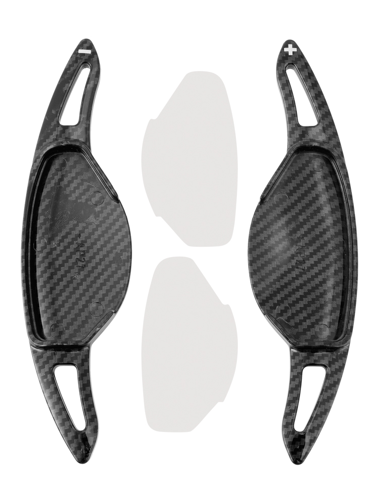 2022 Infiniti QX55 Steering Wheel Paddle Shifter Extension Carbon Fiber Black Look Generic