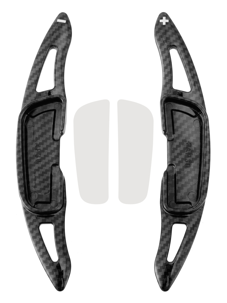2016-2020 Mazda CX-5 Steering Wheel Paddle Shifter Extension Carbon Fiber Black Look Generic 2016-2020 Mazda CX-5 Steering Wheel Paddle Shifter Extension Carbon Fiber Black Look Generic