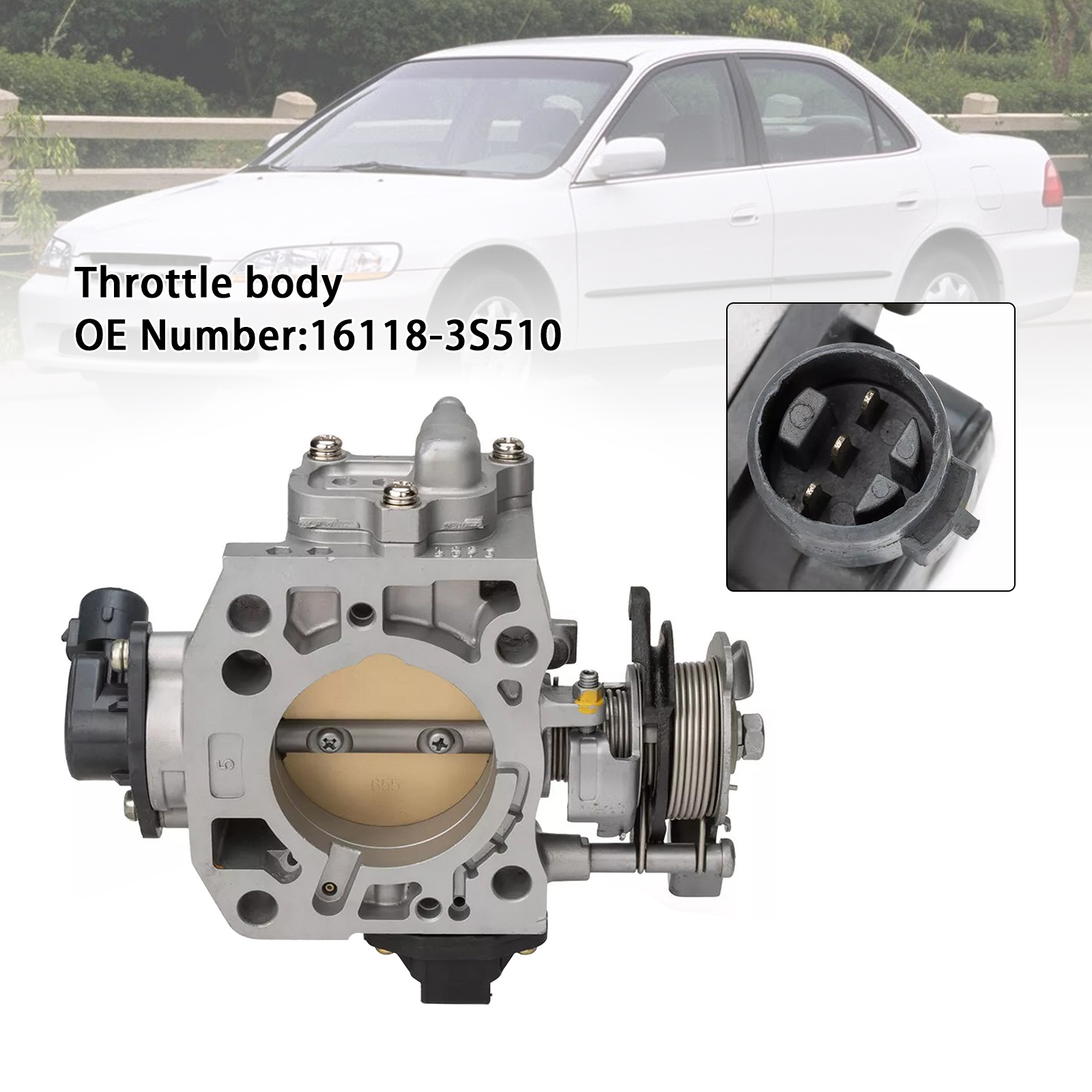 1998-2002 Honda Accord SE EX LX 2.3L Throttle Body 16400-PAA-A61 Generic 1998-2002 Honda Accord SE EX LX 2.3L Throttle Body 16400-PAA-A61 Generic