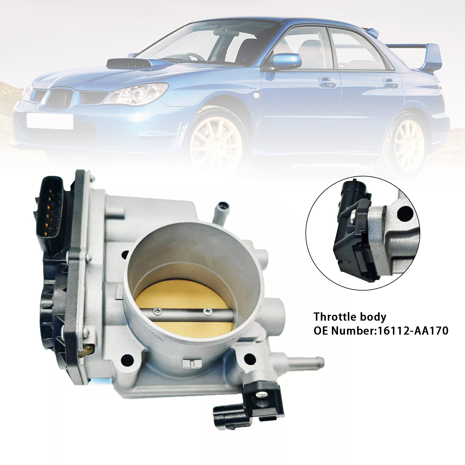 2006-2008 Subaru Forester 2.5L With Turbo Throttle Body 16112-AA170 Generic 2006-2008 Subaru Forester 2.5L With Turbo Throttle Body 16112-AA170 Generic
