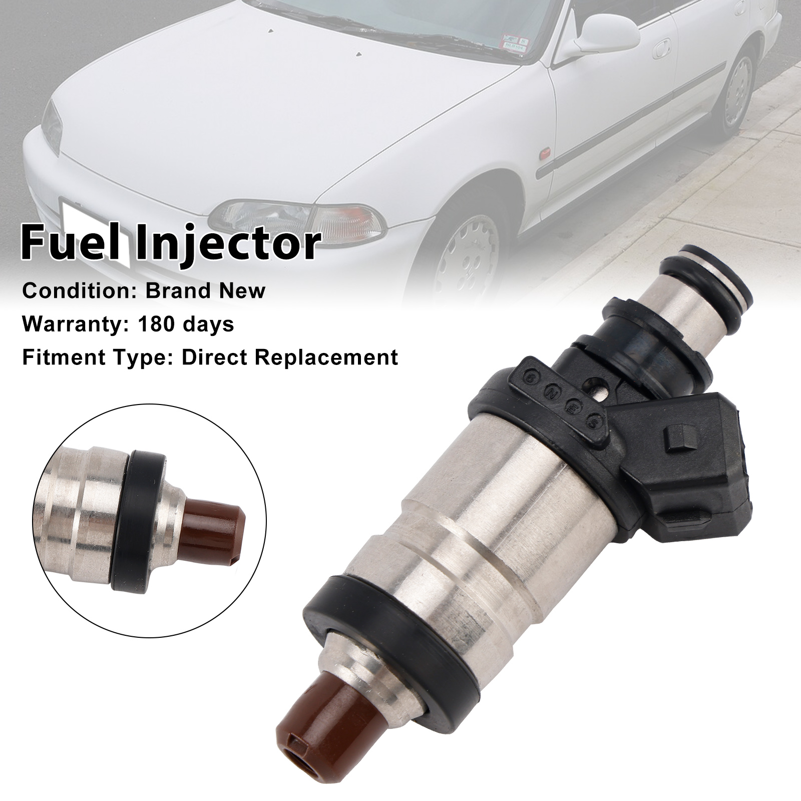1995-1996 Acura TL 2.5L Fuel Injector FJ263 FJ265Generic