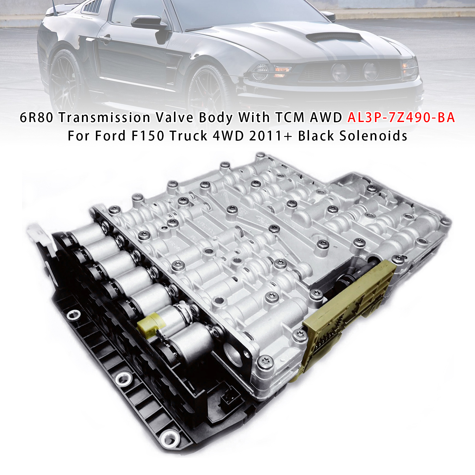 2011+ Ford Mustang 6R80 Transmission Valve Body With TCM AWD AL3P-7Z490-BA Generic 2011+ Ford Mustang 6R80 Transmission Valve Body With TCM AWD AL3P-7Z490-BA Generic
