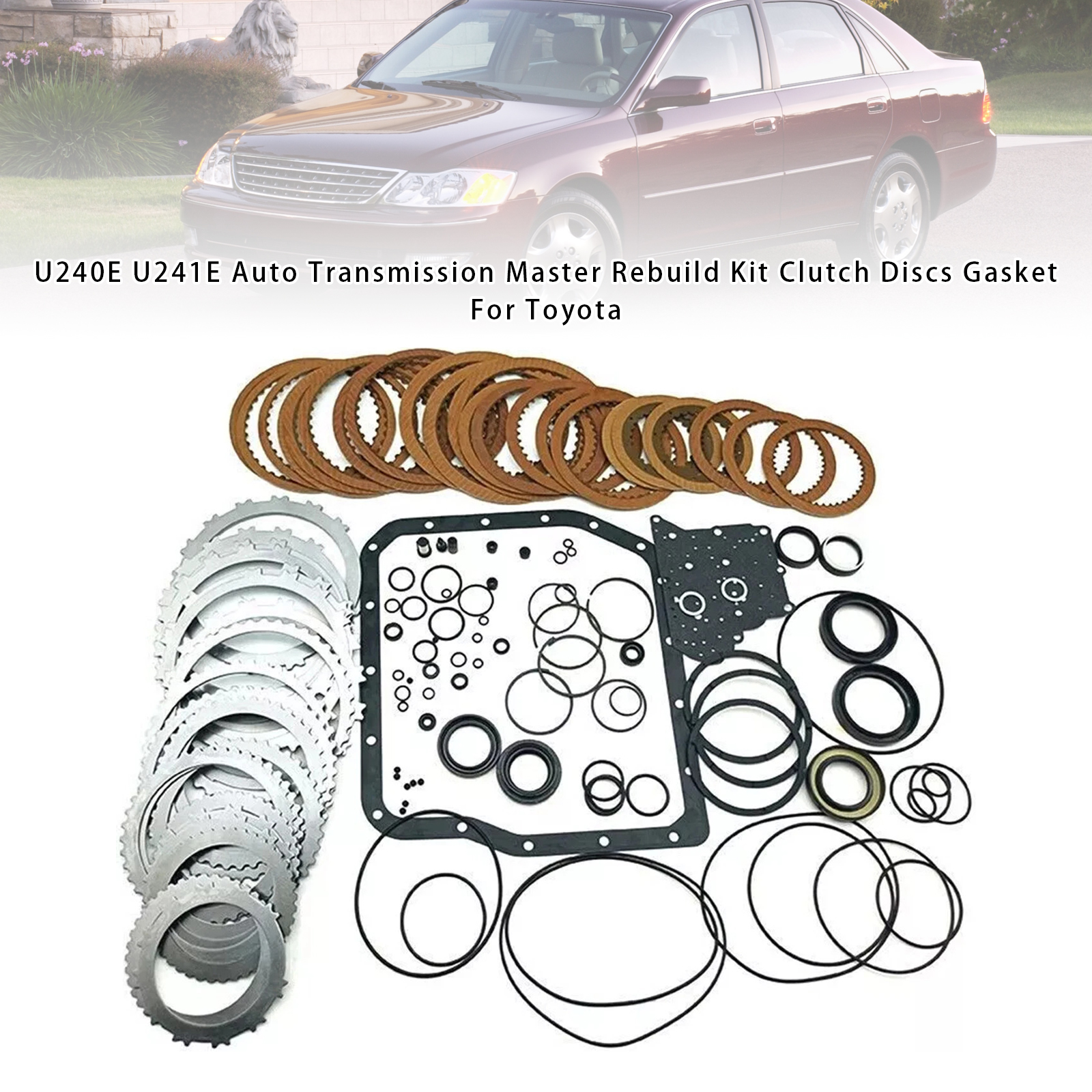 2001-2002 LEXUS ES 2.5L Auto Transmission Master Rebuild Kit Clutch Discs Gasket U240E U241E Generic 2001-2002 LEXUS ES 2.5L Auto Transmission Master Rebuild Kit Clutch Discs Gasket U240E U241E Generic