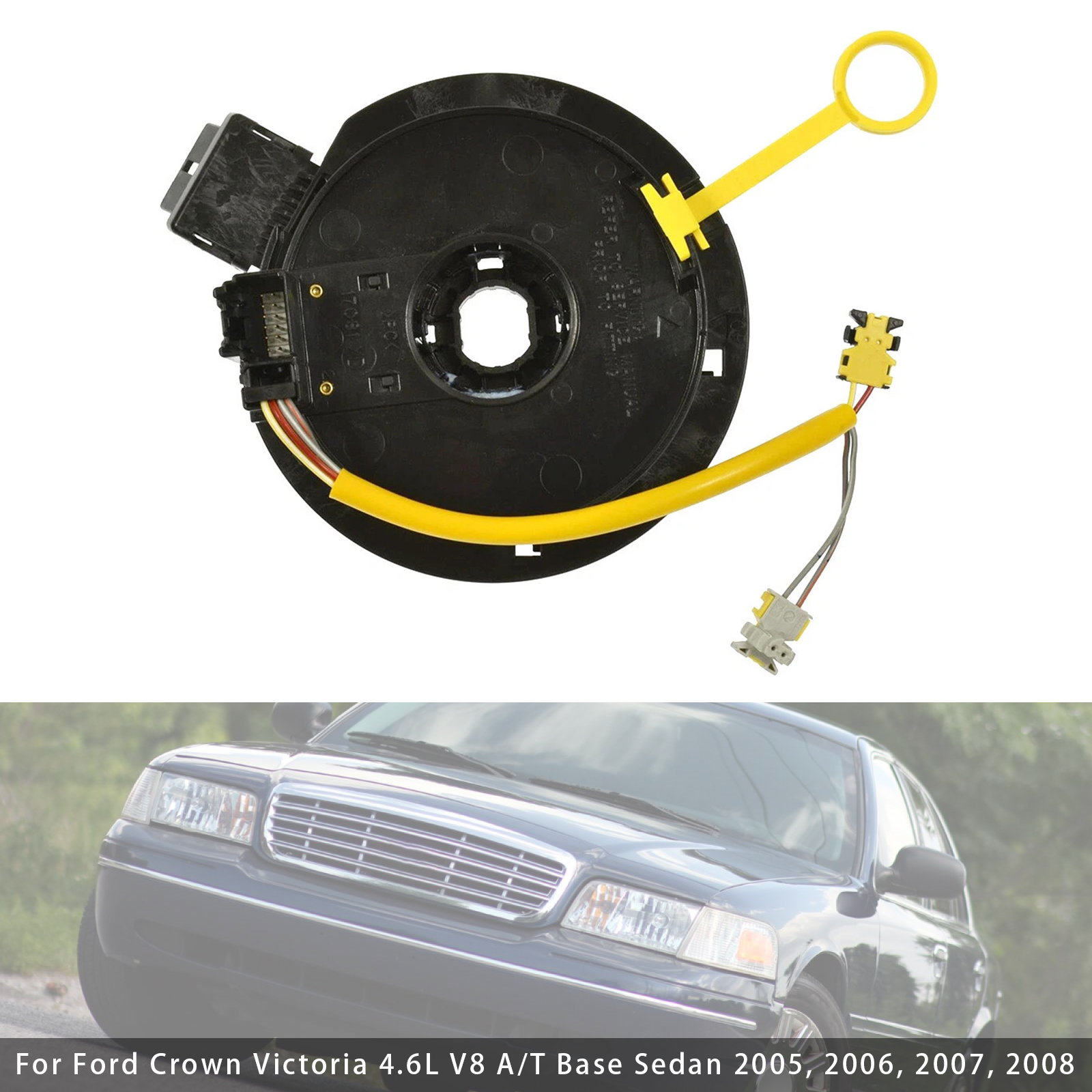 2005-2011 Ford Crown Victoria 4.6L V8 Clock Spring 6W1Z-14A664-A Generic