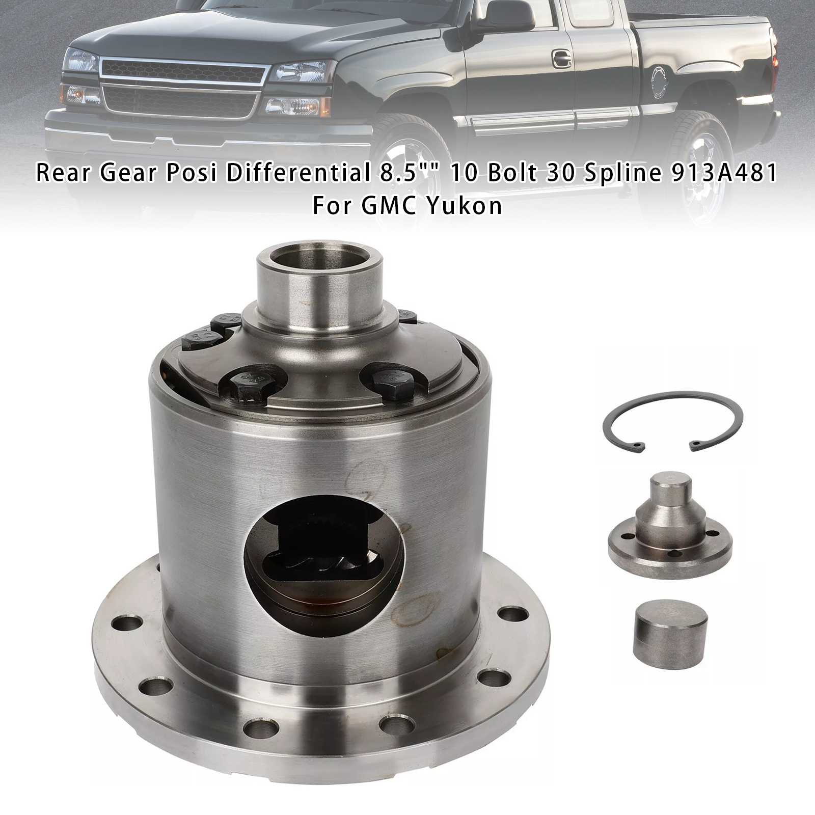 1989-1990 GMC Jimmy Rear Gear Posi Differential 8.5" 10 Bolt 30 Spline 913A481 Generic 1989-1990 GMC Jimmy Rear Gear Posi Differential 8.5" 10 Bolt 30 Spline 913A481 Generic