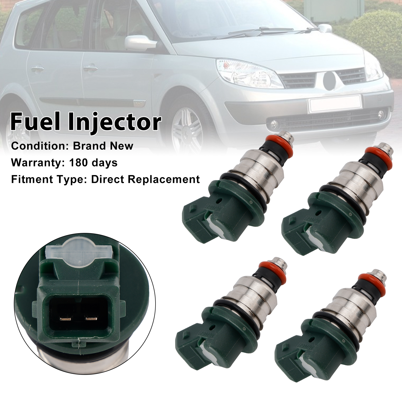 4PCS Fuel Injector 7700867867 Fit Renault Laguna Espace Megane Scenic 2.0L 4PCS Fuel Injector 7700867867 Fit Renault Laguna Espace Megane Scenic 2.0L