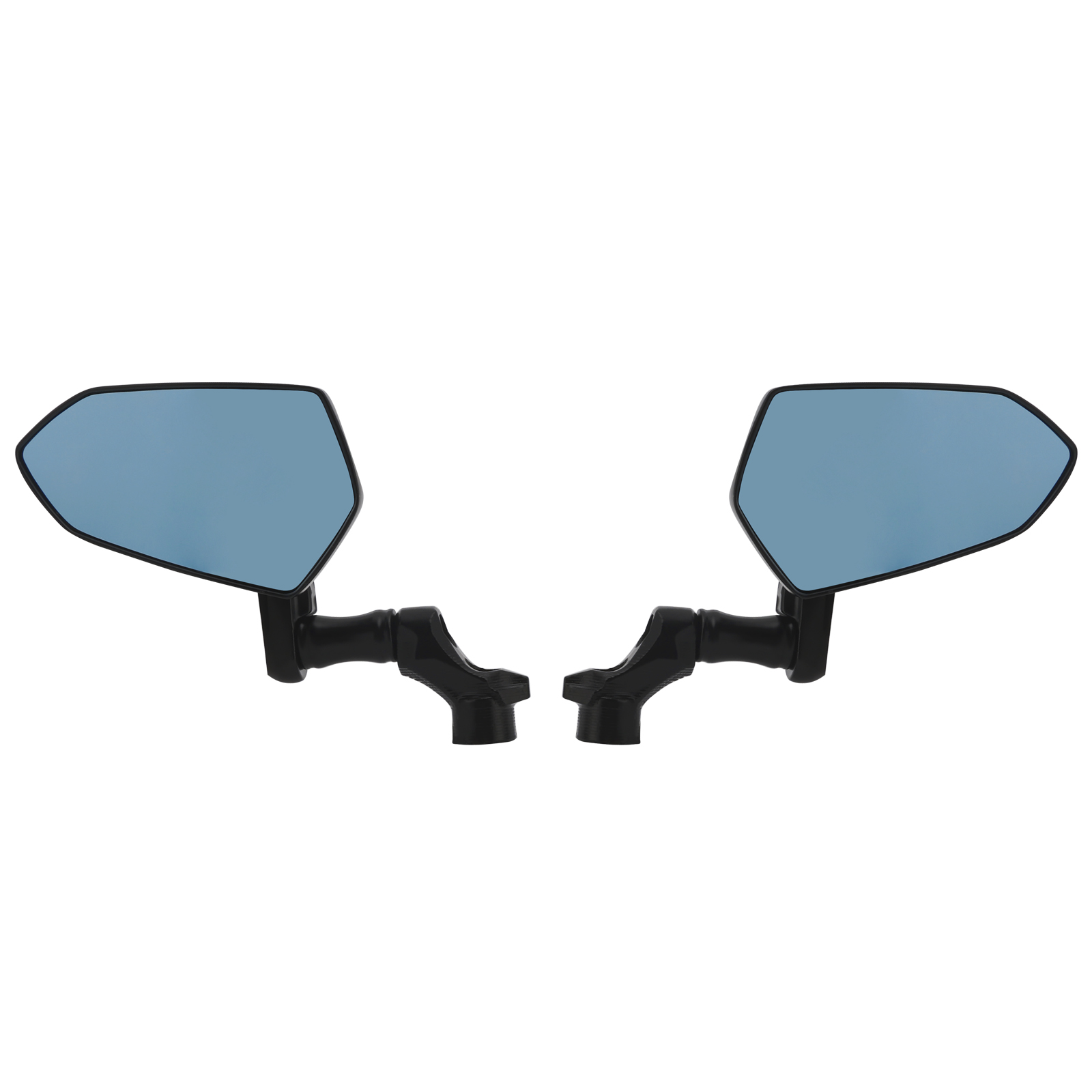 Motorcycle Rearview Mirror M8 M10 Anti-glare Blue Glass Side Mirrors Universal
