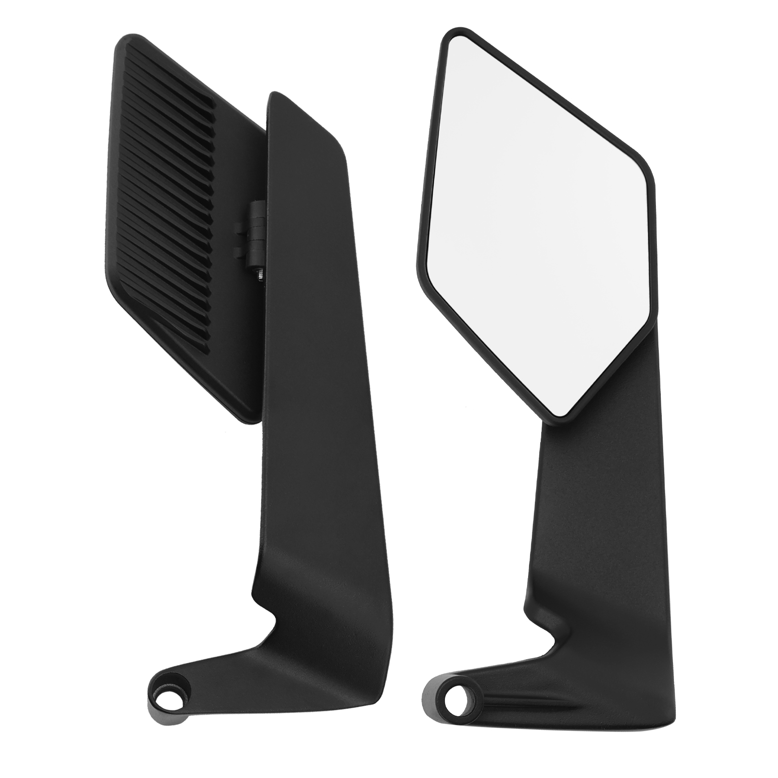 2019-2024 Honda CB650R CB1000R Aluminum Adjustable Swivel Winglet Mirror Black Generic
