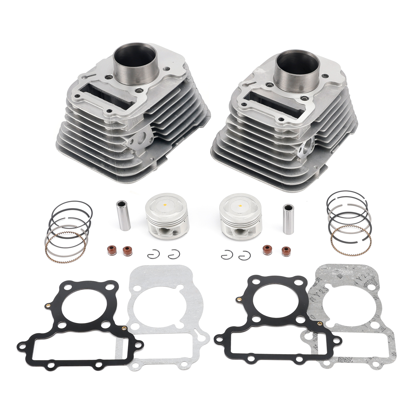 2008-2024 Yamaha XV250 V Star 250 Cylinder Piston Gasket Top End Rebuild Kit Generic