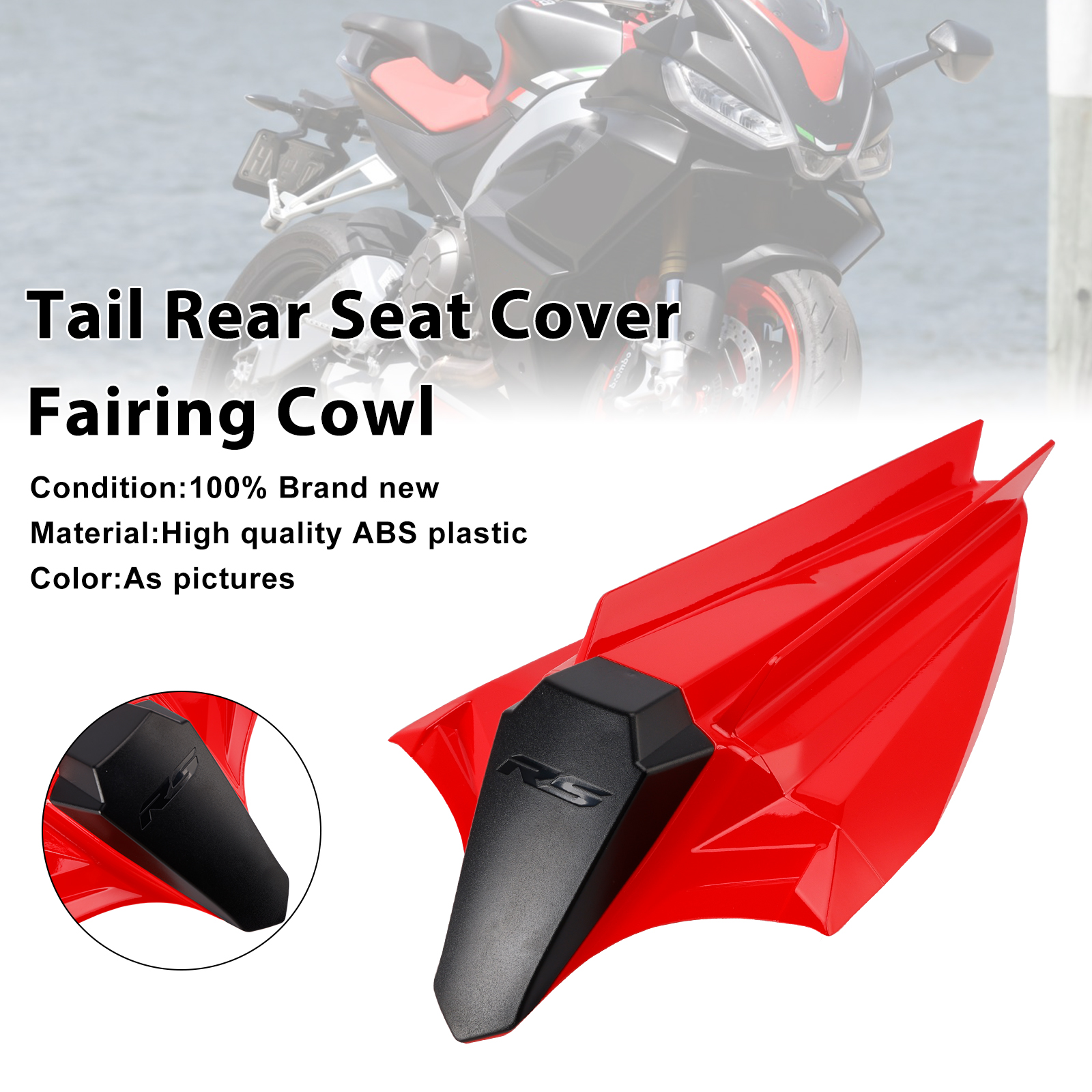 2020-2024 Aprilia Tuono660/ RS660 Tail Rear Seat Cover Fairing Cowl Red Generic 2020-2024 Aprilia Tuono660/ RS660 Tail Rear Seat Cover Fairing Cowl Red Generic