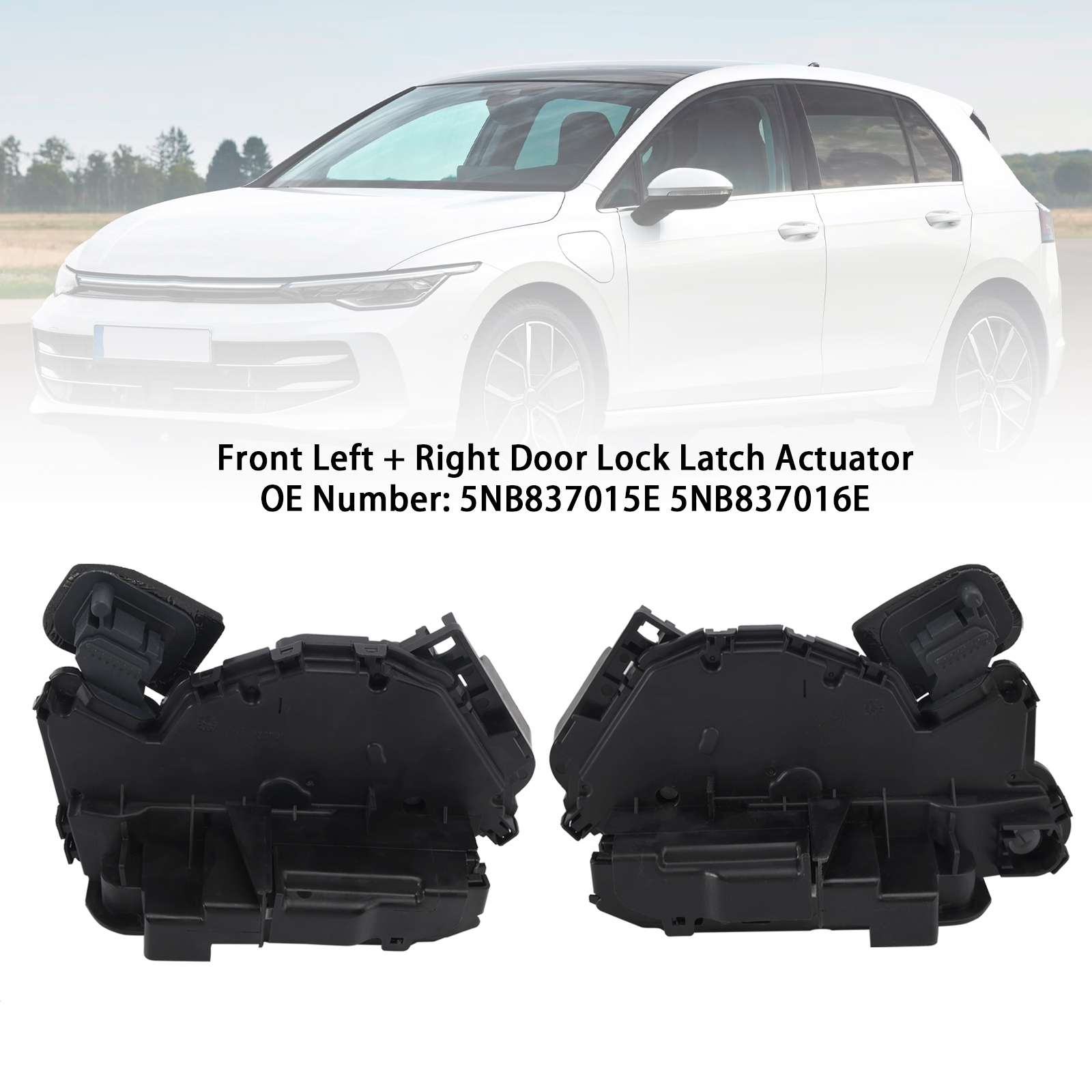 SEAT-5TB837015E Left+Right Door Lock Latch Actuator Generic