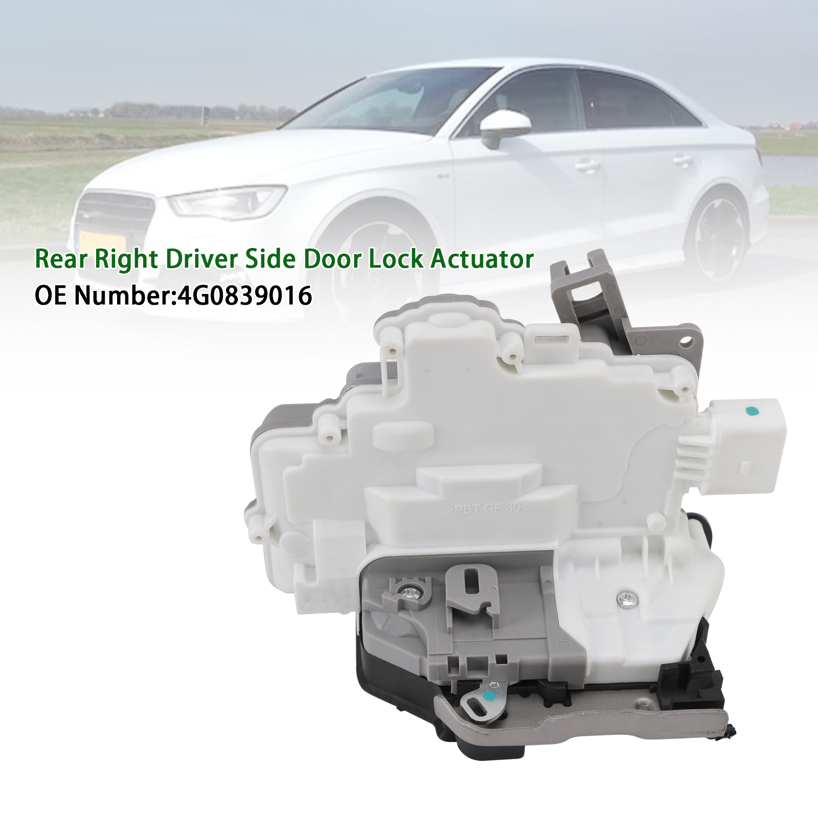 2010-2020 AUDI A3 A6 A7 Q3 Q7 Rear Right Passenger Side Door Lock Actuator Mechanism 4G0839015 Generic 2010-2020 AUDI A3 A6 A7 Q3 Q7 Rear Right Passenger Side Door Lock Actuator Mechanism 4G0839015 Generic