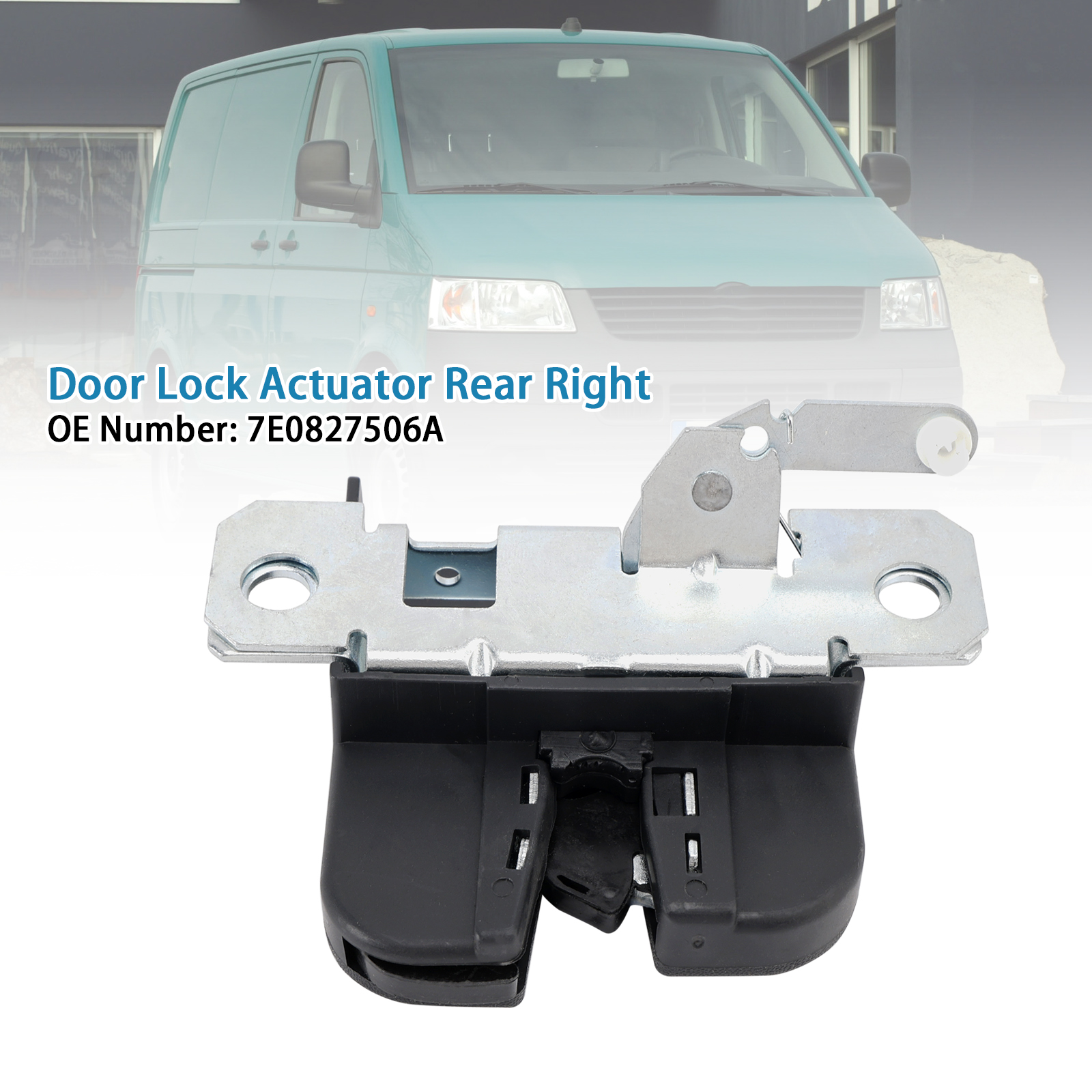 2015-on VW Transporter T6/ Van Door Lock Actuator Rear Right Lower 7E0827506A Generic