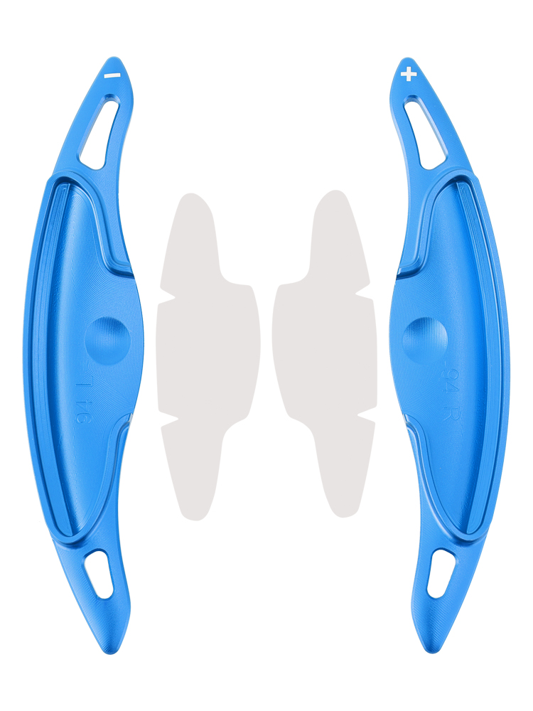 2022-2023 Hyundai Kona N Steering Wheel Paddle Shifter Extension Aluminium Blue Generic 2022-2023 Hyundai Kona N Steering Wheel Paddle Shifter Extension Aluminium Blue Generic