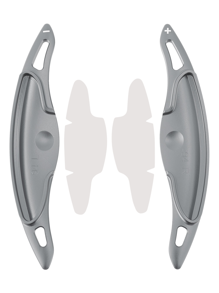 2019-2024 Hyundai I30 Steering Wheel Paddle Shifter Extension Aluminium Grey Generic