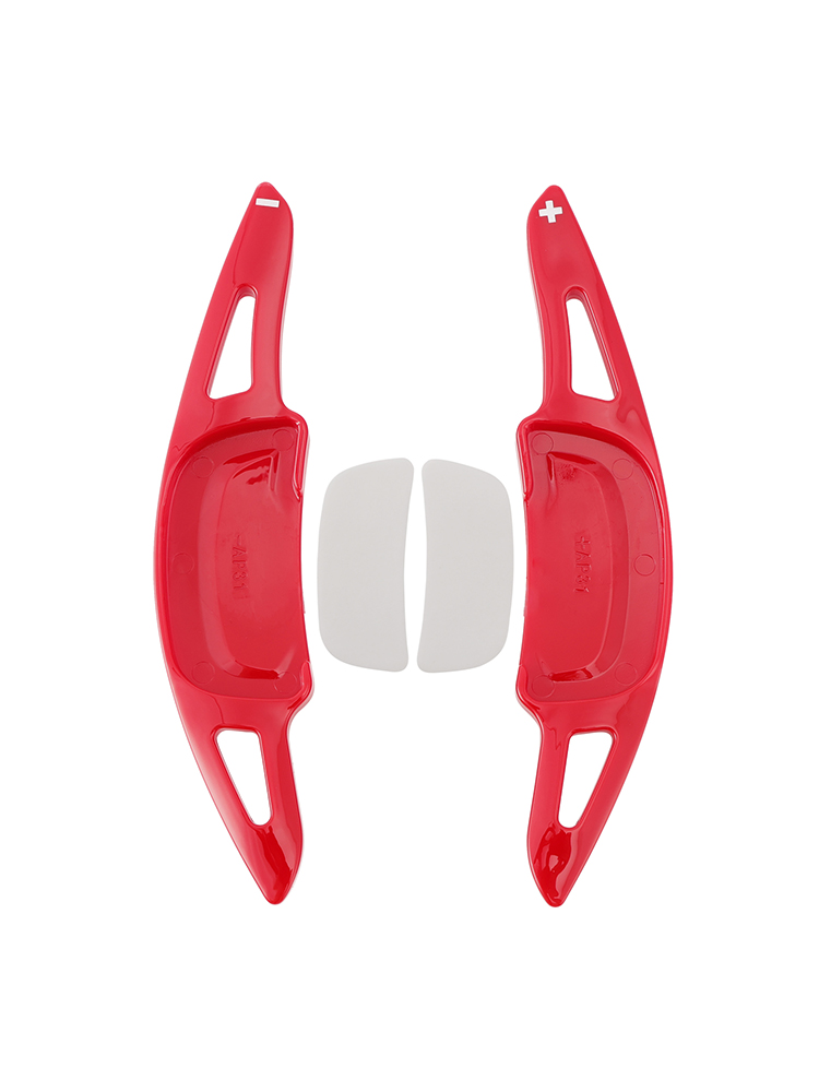2019-2024 Mazda Axela Carbon Look Steering Wheel Paddle Shifter Extension Red Generic 2019-2024 Mazda Axela Carbon Look Steering Wheel Paddle Shifter Extension Red Generic