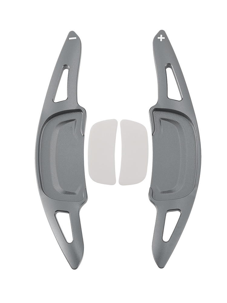 2019-2024 Mazda CX-30 Carbon Look Steering Wheel Paddle Shifter Extension Aluminium Grey Generic 2019-2024 Mazda CX-30 Carbon Look Steering Wheel Paddle Shifter Extension Aluminium Grey Generic