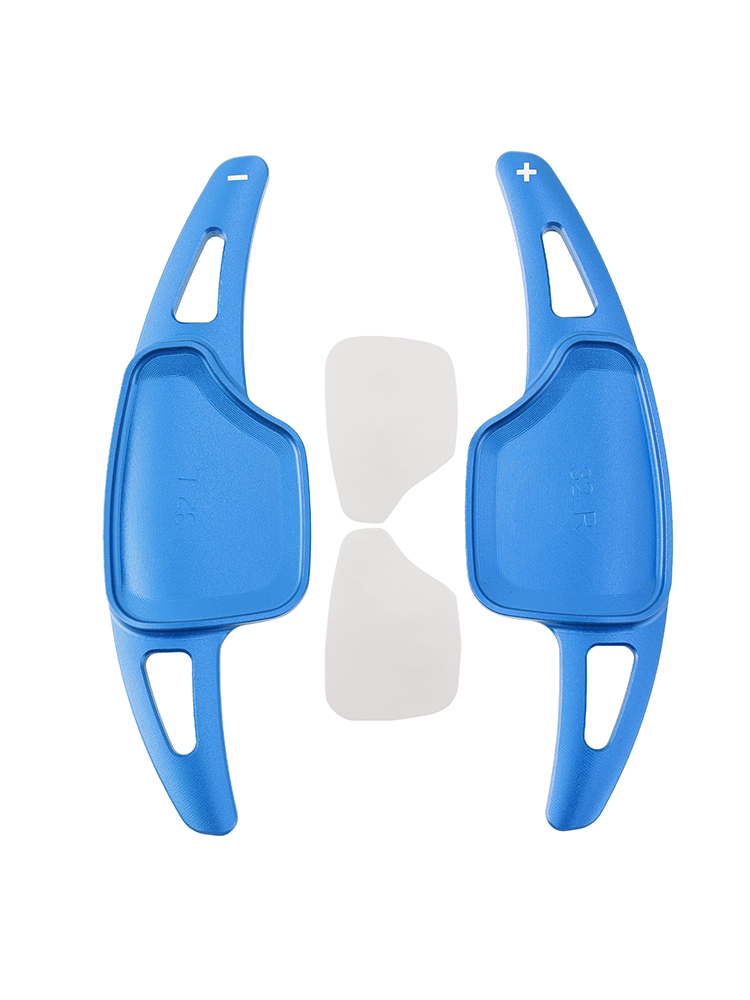 2018-2024 Cadillac XT4 Steering Wheel Paddle Shifter Extension Aluminium Blue Generic 2018-2024 Cadillac XT4 Steering Wheel Paddle Shifter Extension Aluminium Blue Generic