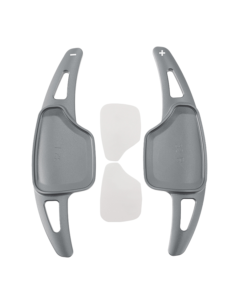 2020-2025 Cadillac XT6 Steering Wheel Paddle Shifter Extension Aluminium Grey Generic 2020-2025 Cadillac XT6 Steering Wheel Paddle Shifter Extension Aluminium Grey Generic
