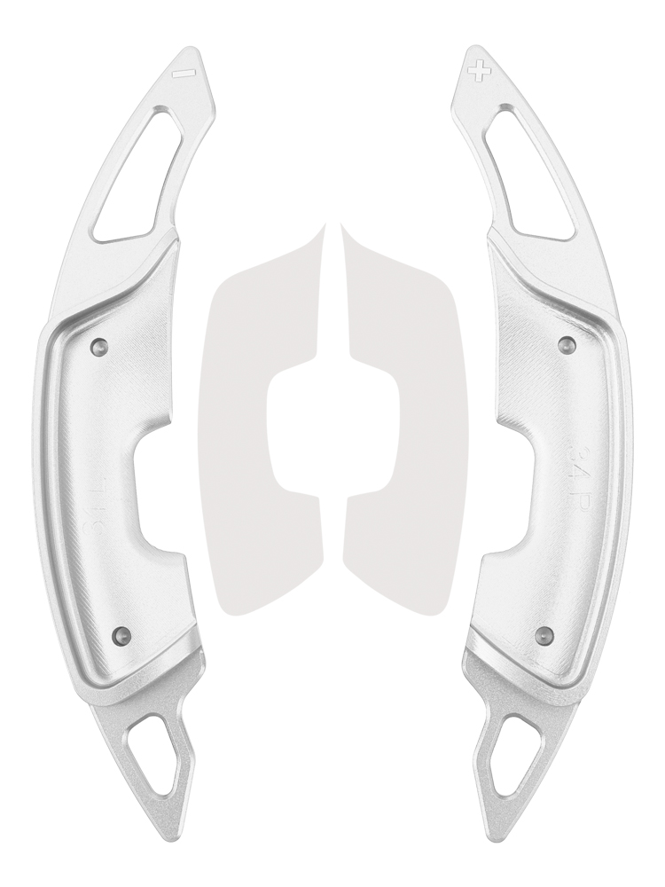 2022-2023 Lexus NX Steering Wheel Paddle Shifter Extension Aluminium Silver Generic