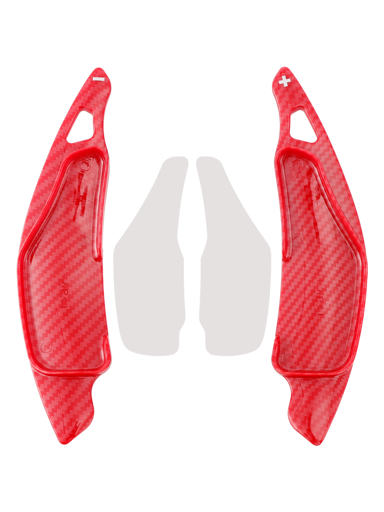 2005-2010 Toyota Ractis Steering Wheel Paddle Shifter Extension Carbon Fiber Red Look Generic 2005-2010 Toyota Ractis Steering Wheel Paddle Shifter Extension Carbon Fiber Red Look Generic