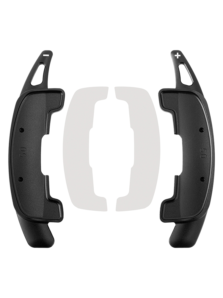 2023-2024 Range Rover Steering Wheel Paddle Shifter Extension Aluminium Black Generic 2023-2024 Range Rover Steering Wheel Paddle Shifter Extension Aluminium Black Generic