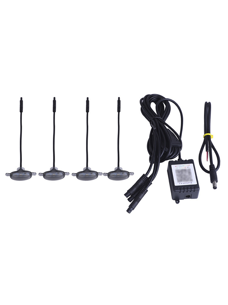 4Pcs Front Grille LED Lighting RGB With APP Controller For SUV off-road vehicles