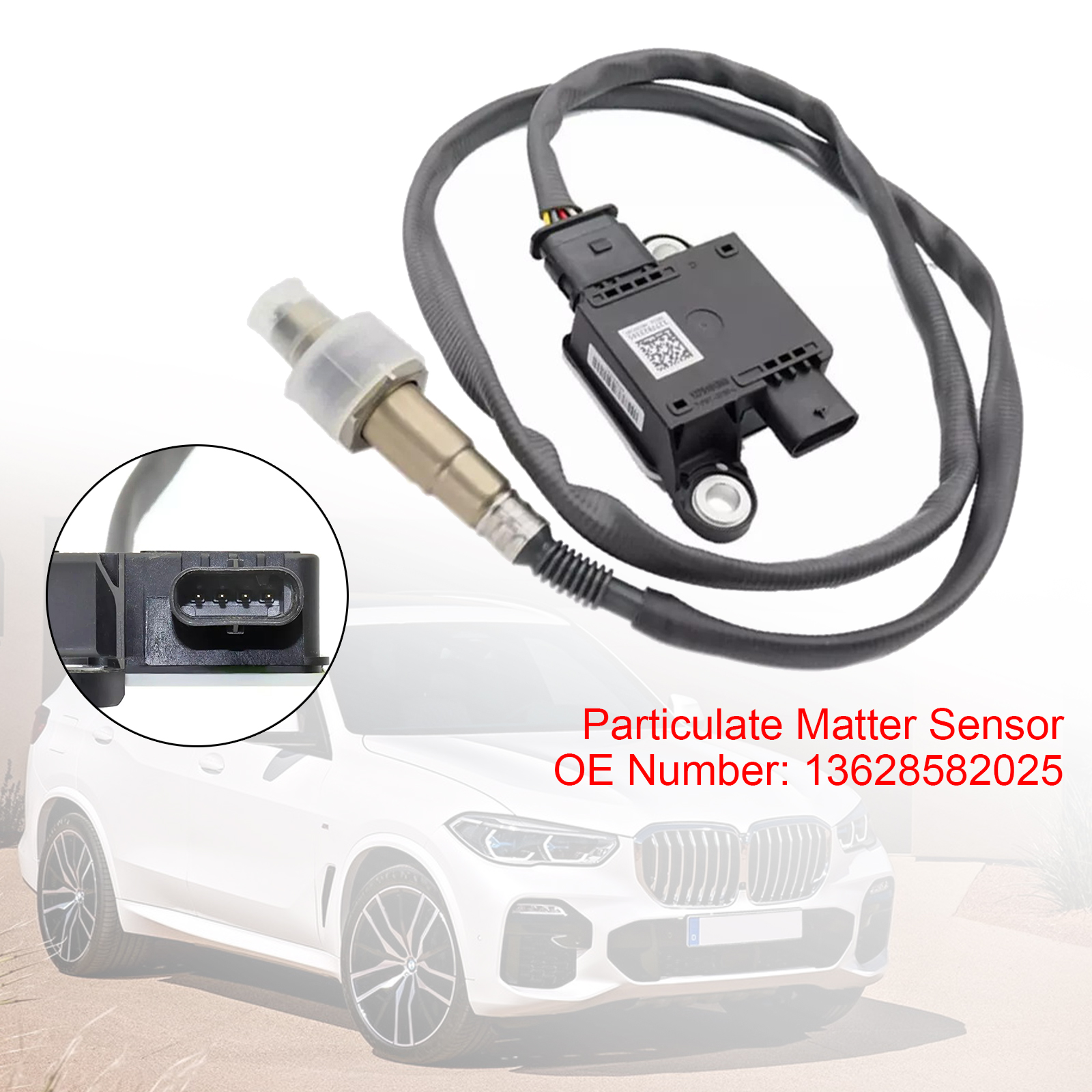 2019-2021 BMW X6 X7 Diesel Exhaust Particulate Sensor 13628582025 Generic