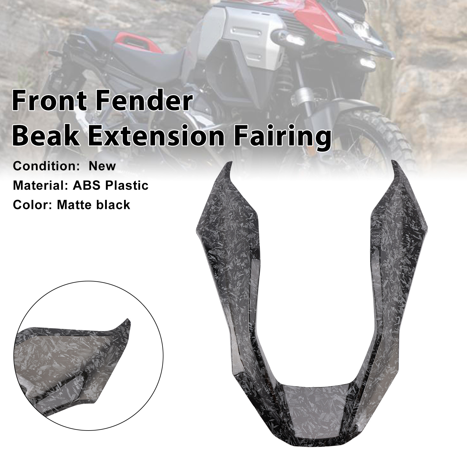 2024-2025 BMW R1300GS Front Fender Beak Extension Fairing FOR Generic 2024-2025 BMW R1300GS Front Fender Beak Extension Fairing FOR Generic