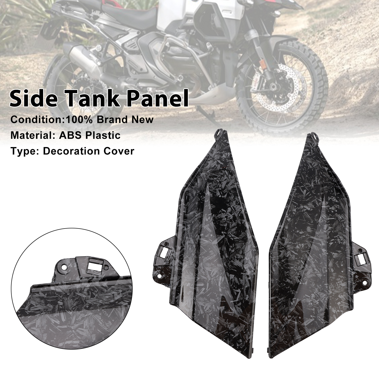 2024-2025 BMW R1300GS 2x Side Tank Cover Generic 2024-2025 BMW R1300GS 2x Side Tank Cover Generic
