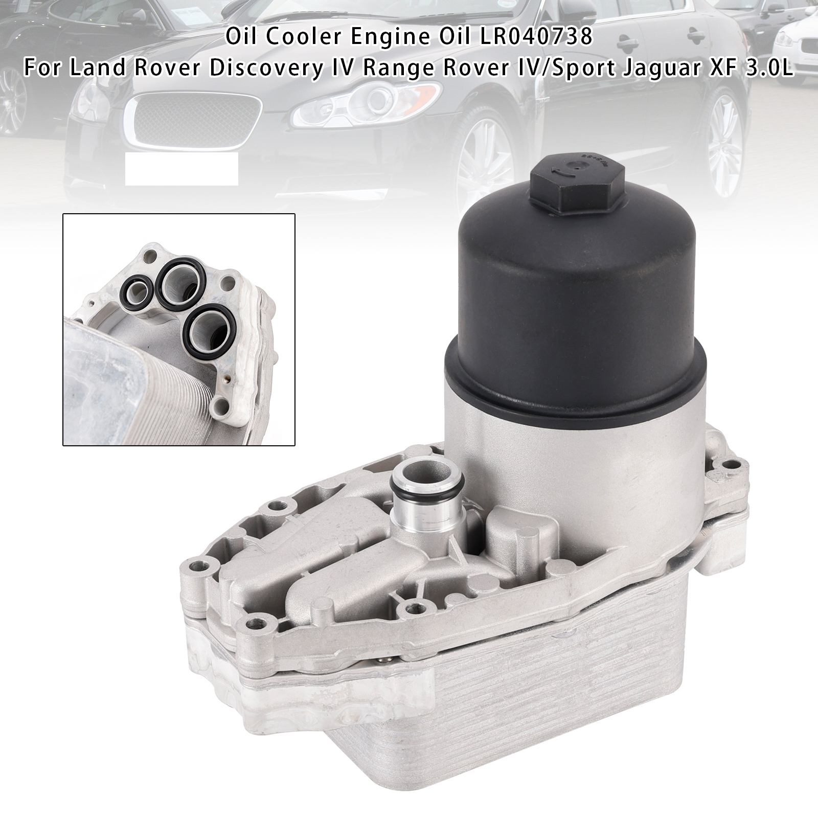 2009-2016 Land Rover Discovery IV Oil Cooler Engine Oil LR040738 Generic 2009-2016 Land Rover Discovery IV Oil Cooler Engine Oil LR040738 Generic